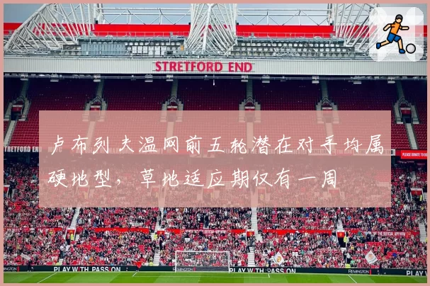 卢布列夫温网前五轮潜在对手均属硬地型,草地适应期仅有一周